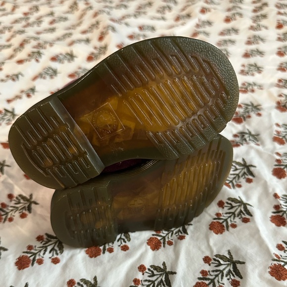 Baby/Toddler size 4 Dr. Martins Purple Glitter Boots - Picture 4 of 4